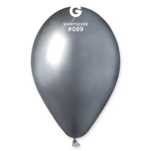 Balóny Chrómové strieborné 33cm 5ks