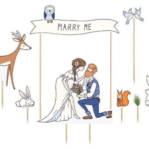 Zapichovadlá svadobné "Marry me"