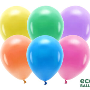 Balóny EKO mix farieb 30cm 10ks