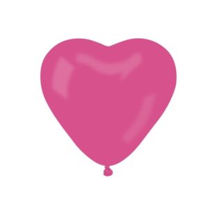 Balóny srdcia sýtoružové 25cm 5ks