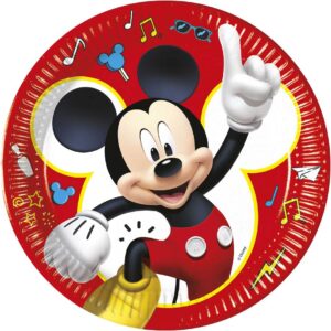 Taniere Mickey mouse červené 23cm 8ks