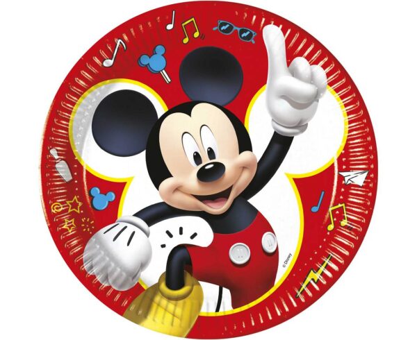 Taniere Mickey mouse červené 23cm 8ks