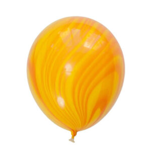 Balóny "Mramor" oranžové 5ks