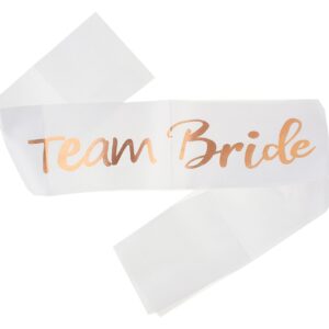 Šerpa biela Team bride rosegold