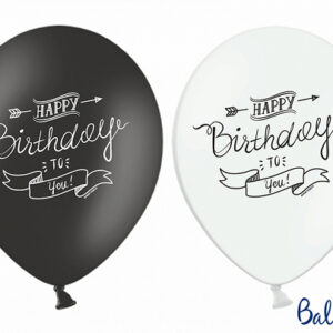 Balóny Happy Birthday to you retro 6ks 30cm