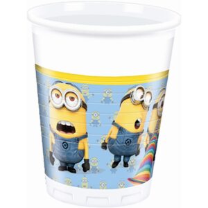 Poháre Minions 200ml 8ks