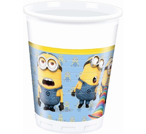 Poháre Minions 200ml 8ks