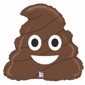 Balón fóliový Poop 45cm