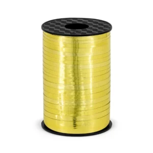 Stuha zlatá lesklá 0,5cm x 225m