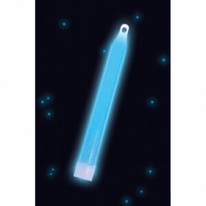 Svietiaca tyčinka na krk 15cm modrá
