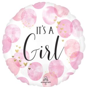 Balón fóliový It´s a Girl kruh  71cm
