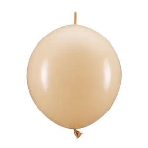 Balóny spojovacie krémové 33cm 20ks