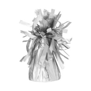 Ťažítko na balóny fóliové strieborné matné