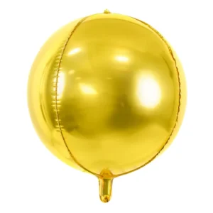 Balón fóliový Guľa zlatá 40cm