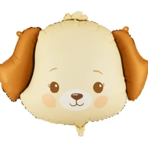 Balón fóliový Psík krémový hlava 63x48.5 cm