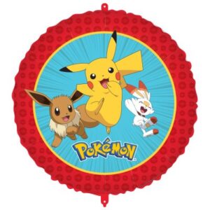 Balón fóliový Pokémon kruh+ťažítko 46cm