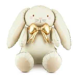 Balón fóliový Zajačik krémový stojaci 74x84 cm